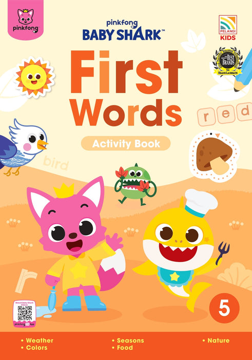 Baby Shark First Words Activity Book