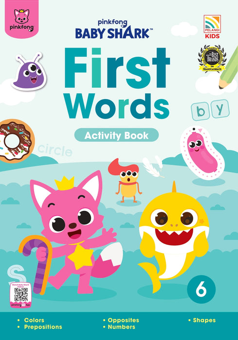 Baby Shark First Words Activity Book