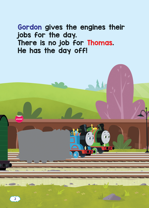 Thomas and Friends Read, Colour, Stick! Book 1