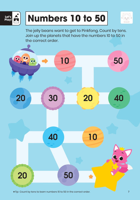 Baby Shark Maths Activity Book