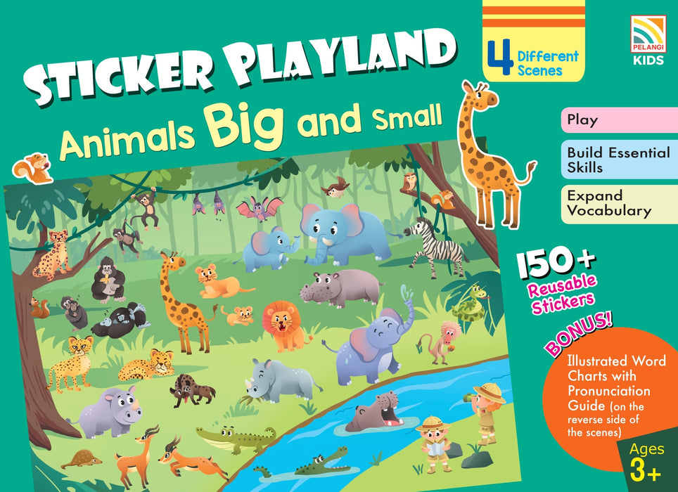 Sticker Playland with Reusable Stickers