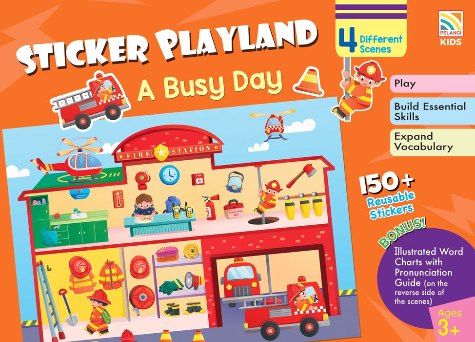 Sticker Playland with Reusable Stickers