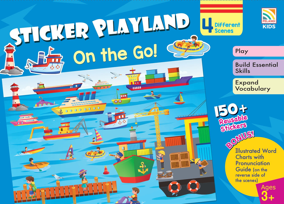 Sticker Playland with Reusable Stickers