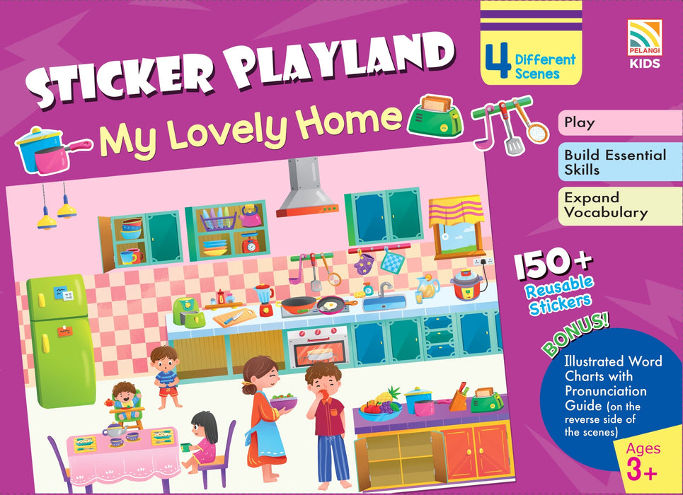Sticker Playland with Reusable Stickers