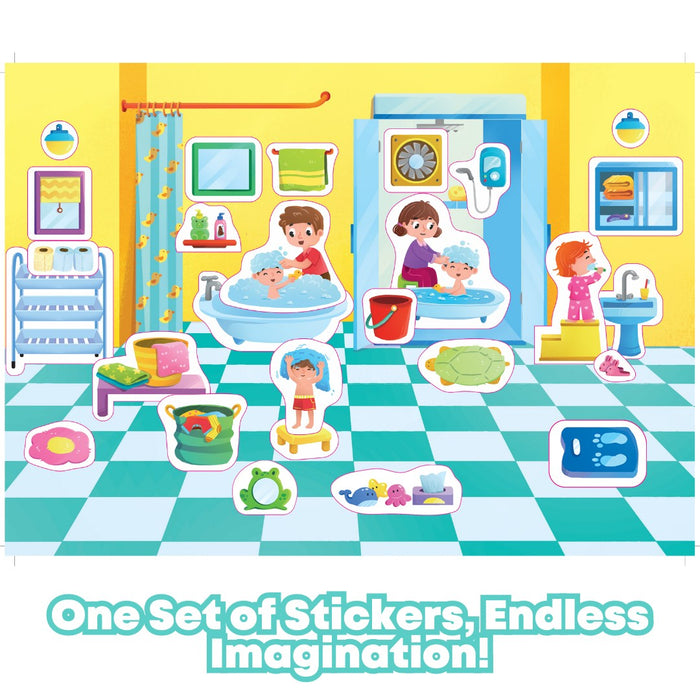 Sticker Playland with Reusable Stickers