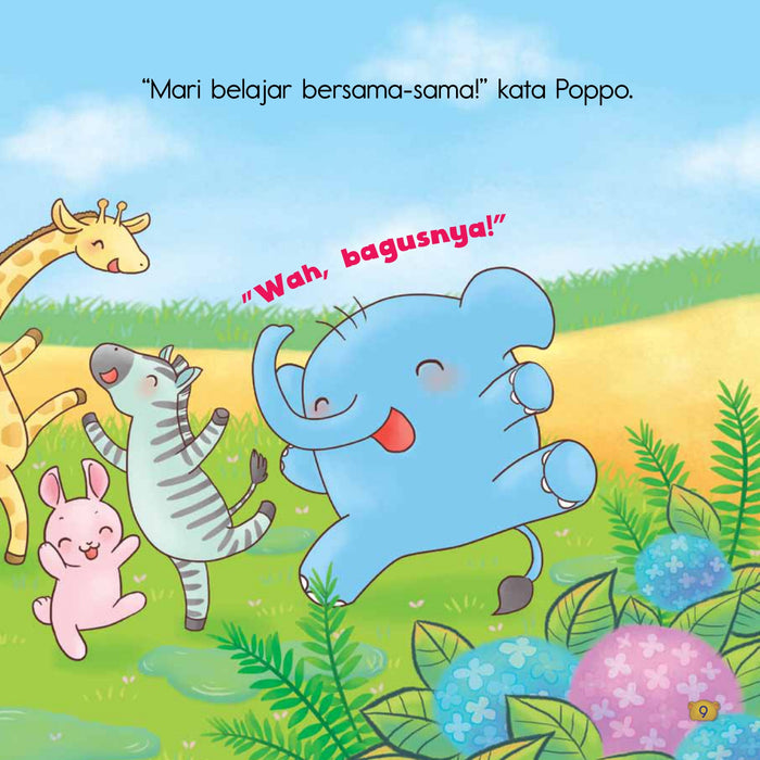 Poppo dan Kawan-kawan di Taman