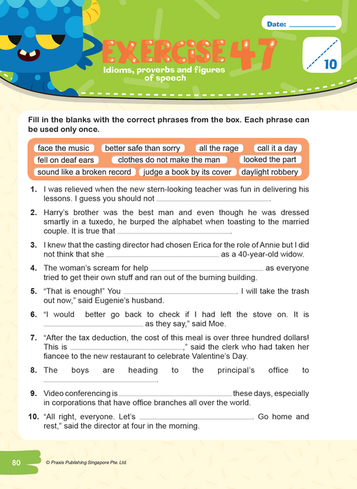 Basic Vocabulary Workbook Primary 5