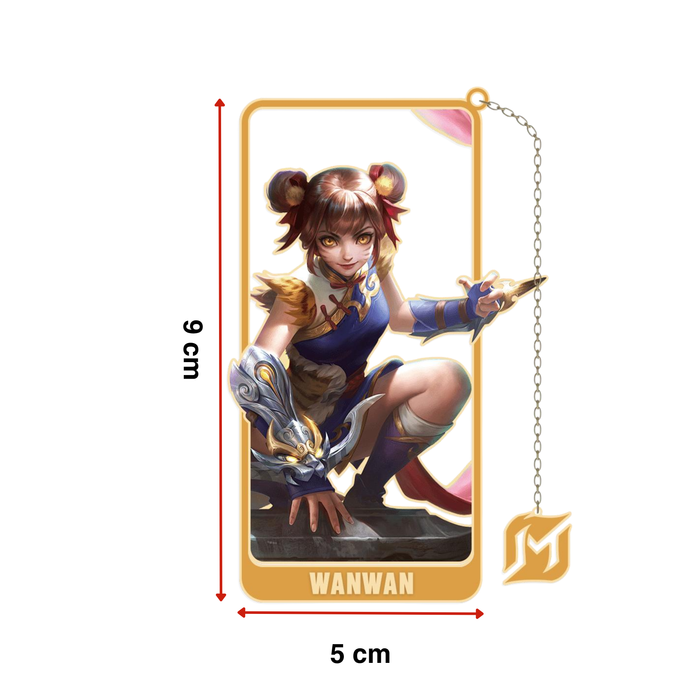 MLBB Metal Bookmark