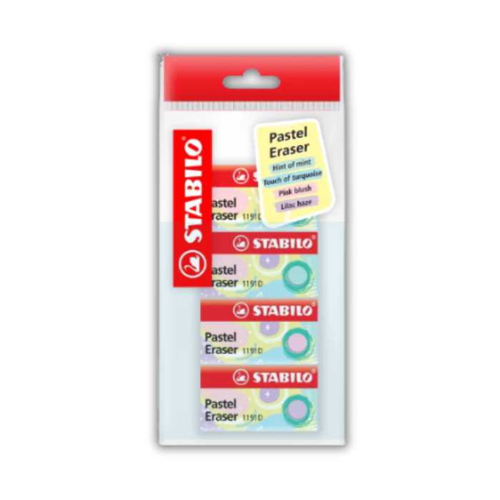 Stabilo  Pastel Eraser Eco of 4's