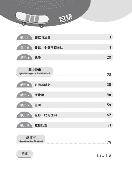 Praktis Topikal KSSR 2026 青苗 单元练习 Tahun 5 年级 5