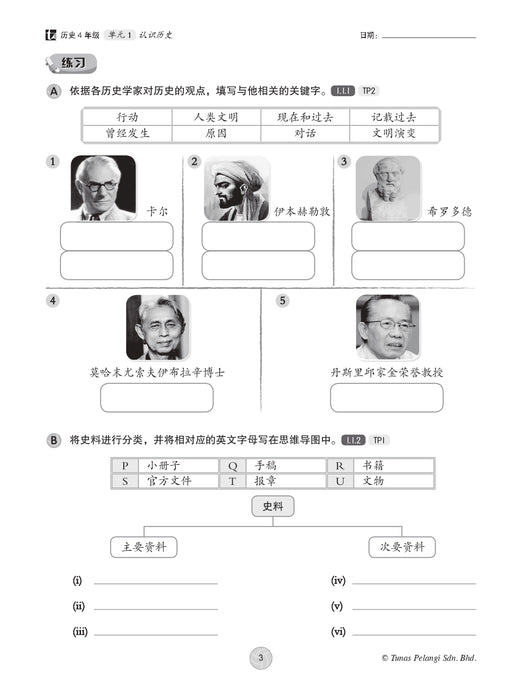 Praktis Topikal KSSR 2026 青苗 单元练习 Tahun 4 年级 4