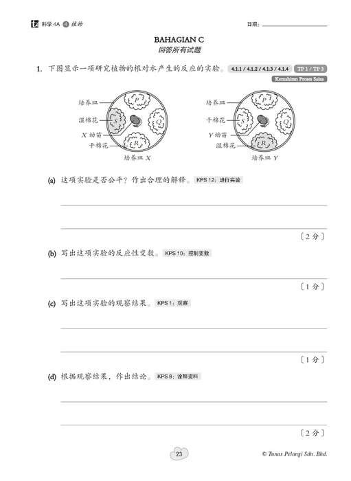 Praktis Fokus UASA 2026 焦点单元备考 Tahun 4 年级 4