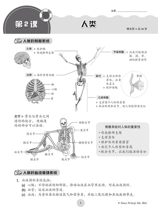 Praktis Topikal KSSR 2026 青苗 单元练习 Tahun 5 年级 5