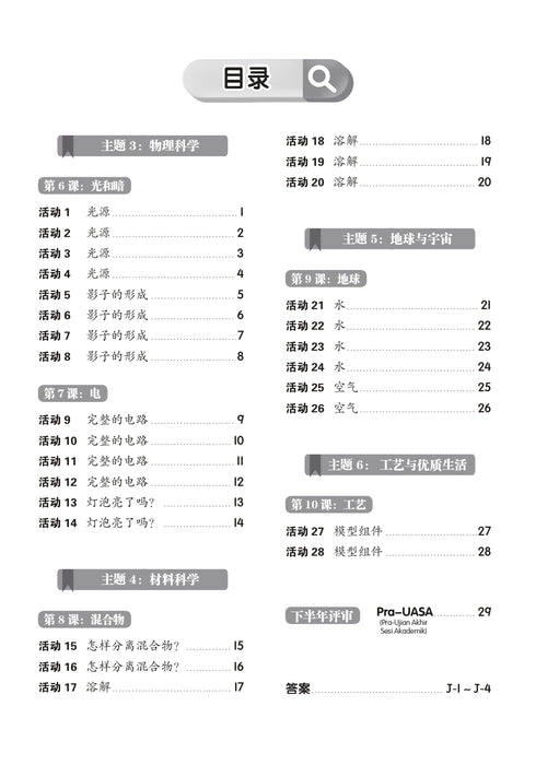 Pentaksiran Bilik Darjah 2025 课堂评估 2 年级