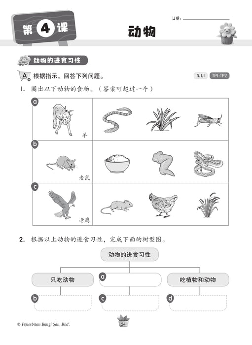 Praktis KSSR 2025 华文练习 3 年级 科学 Sains
