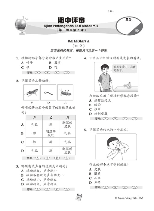 Siri Penilaian Progresif KSSR 2026 百分评审系列 Tahun 4 年级 4