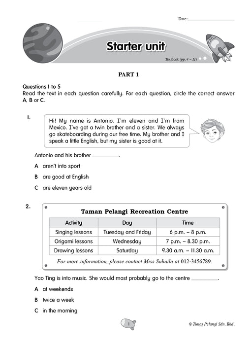 Praktis Topikal UASA 2026 备考全能通 Tahun 5 年级 5