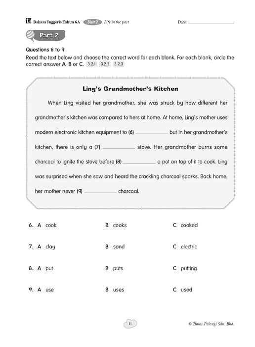 Praktis Fokus UASA 2026 焦点单元备考 Tahun 6 年级 6