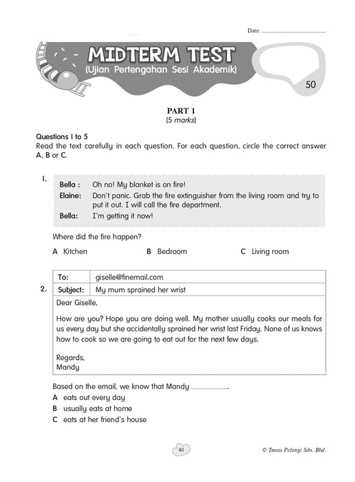 Praktis Fokus UASA 2026 焦点单元备考 Tahun 6 年级 6