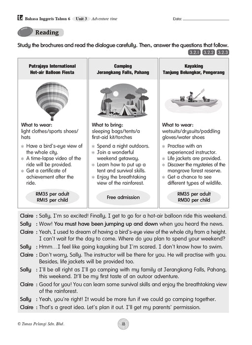 Praktis Topikal KSSR 2026 青苗 单元练习 Tahun 6 年级 6