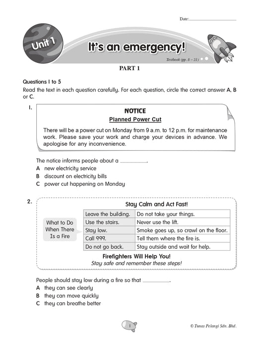 Praktis Topikal UASA 2026 备考全能通 Tahun 6 年级 6