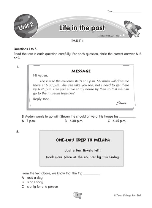 Praktis Topikal UASA 2026 备考全能通 Tahun 6 年级 6