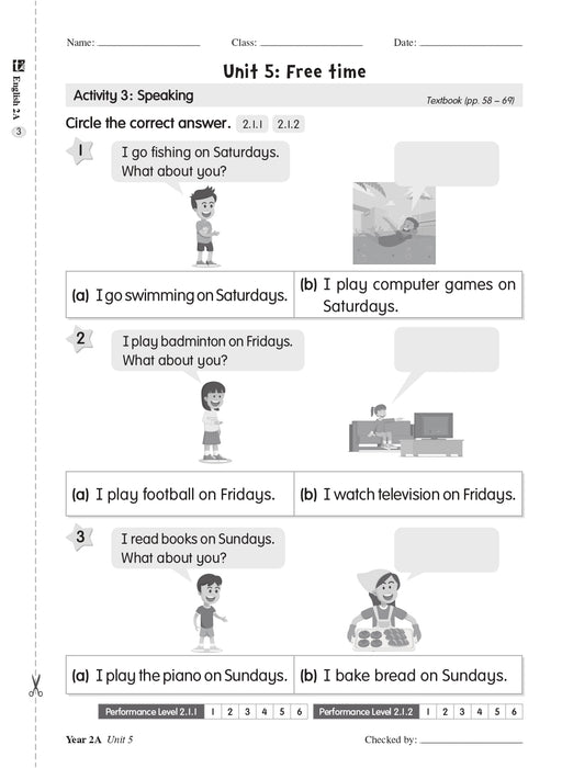 Pentaksiran Bilik Darjah 2025 课堂评估 2 年级