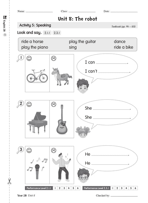 Pentaksiran Bilik Darjah 2025 课堂评估 2 年级