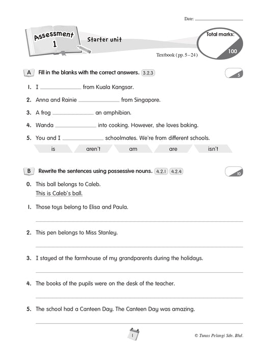 Siri Penilaian Progresif KSSR 2026 百分评审系列 Tahun 5 年级 5