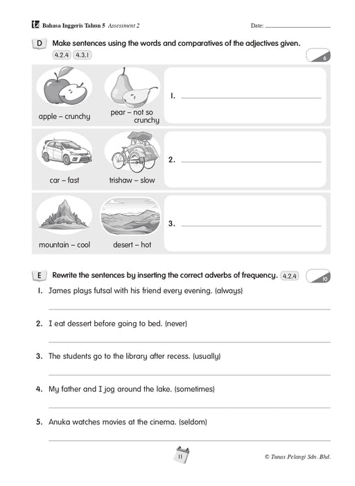 Siri Penilaian Progresif KSSR 2026 百分评审系列 Tahun 5 年级 5