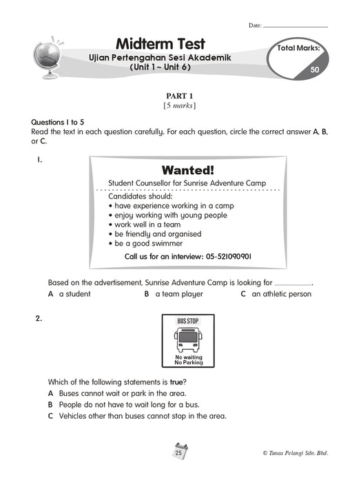 Siri Penilaian Progresif KSSR 2026 百分评审系列 Tahun 6 年级 6