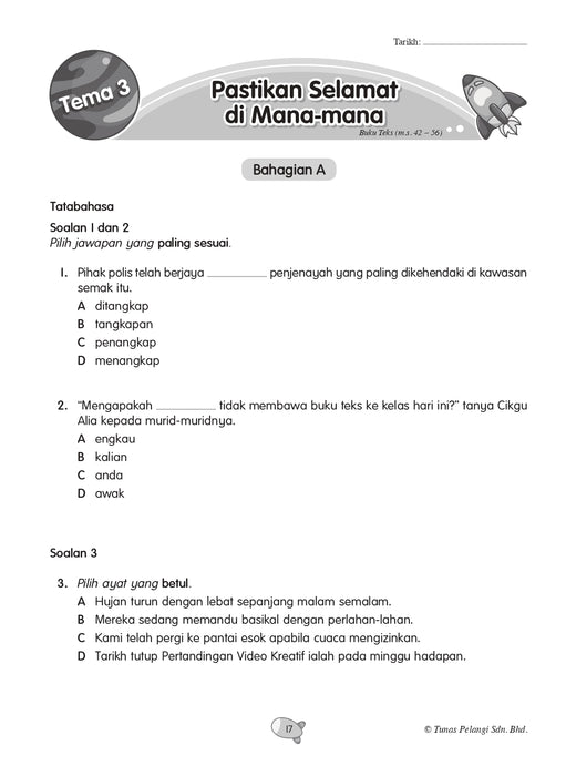 Praktis Topikal UASA 2026 备考全能通 Tahun 5 年级 5