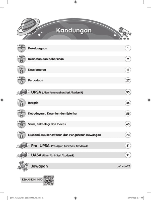 Praktis Topikal UASA 2026 备考全能通 Tahun 6 年级 6