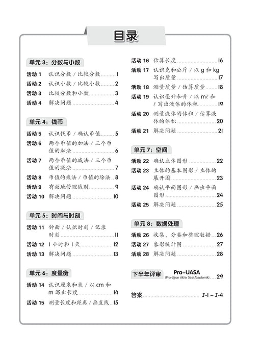 Pentaksiran Bilik Darjah 2023 课堂评估 2B 年级 数学 Matematik