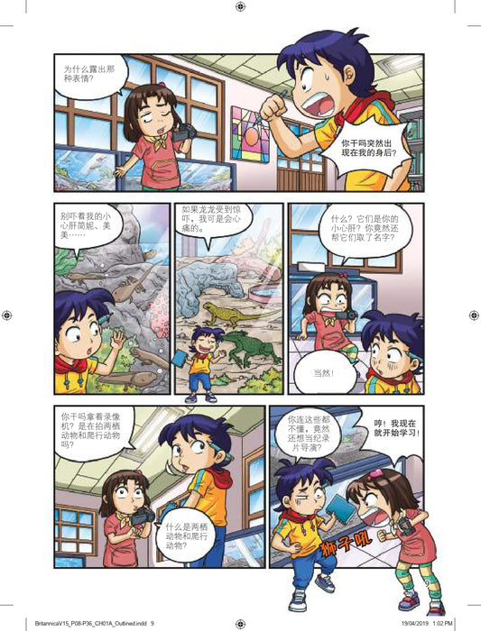 Britannica Da Ying Er Tong Man Hua Bai Ke Volume 11 to 19 大英儿童漫画百科