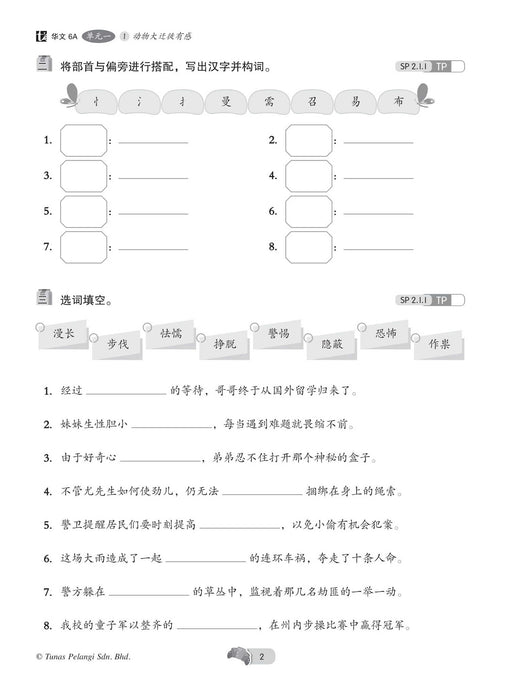 All Round Learning 2022 全能学霸 六年级 6A 华文