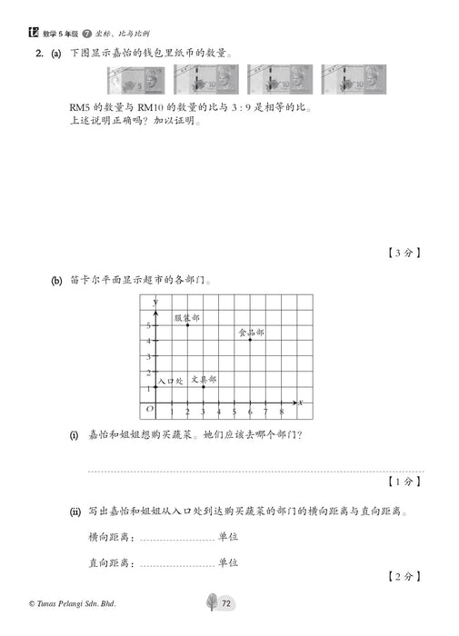 Praktis Topikal UASA 2023 备考全能通 5 年级 数学 Matematik