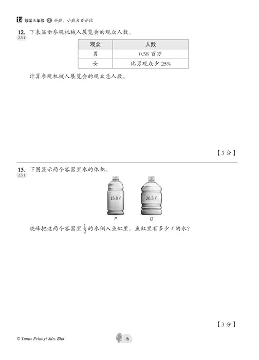 Praktis Topikal UASA 2023 备考全能通 6 年级 数学 Matematik