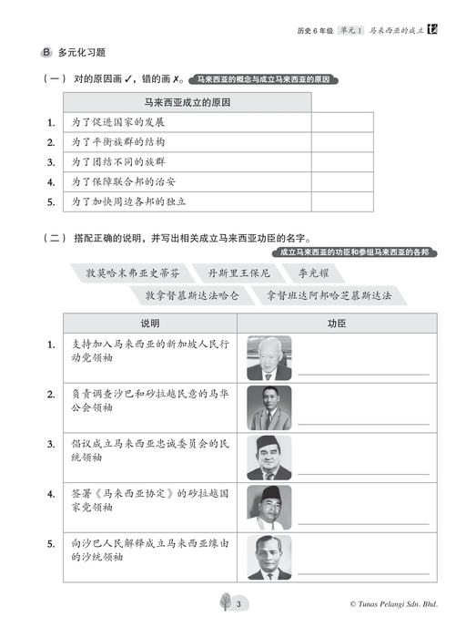 Praktis Topikal UASA 2023 备考全能通 6 年级 历史 Sejarah