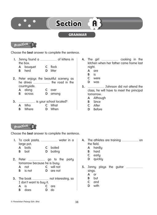 Praktis Go 2022 Year 5 Grammar 预备, 起!