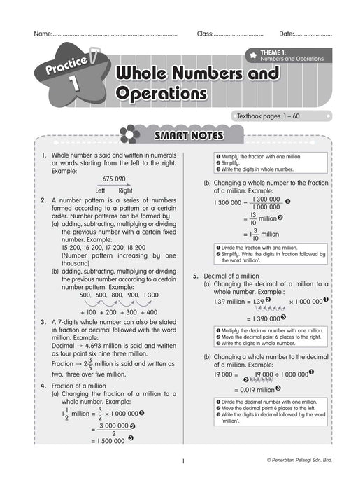 Praktis Go 2022 Year 6 Mathematics 预备, 起! 数学 6