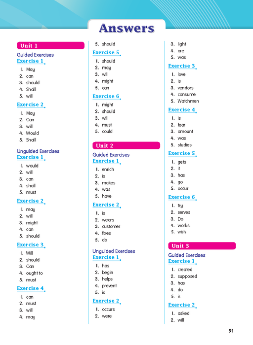 Master Grammar Cloze Workbook 3