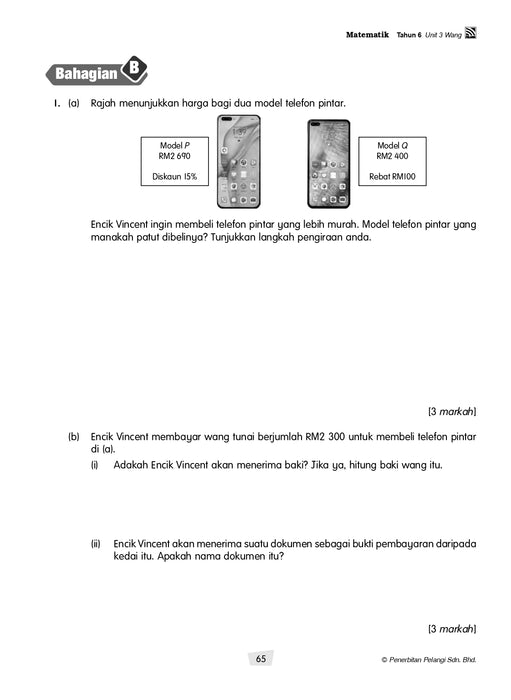 Modul Lengkap PBD 2024 Matematik Tahun 6