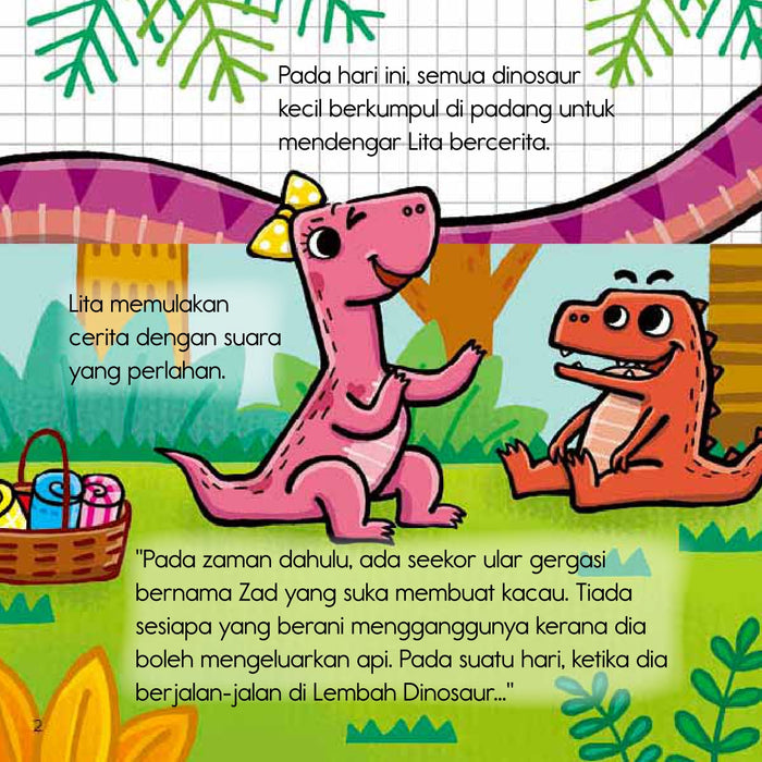 Set 2 Siri Dani Dino dan Rakan-rakan Buku Urus Emosi