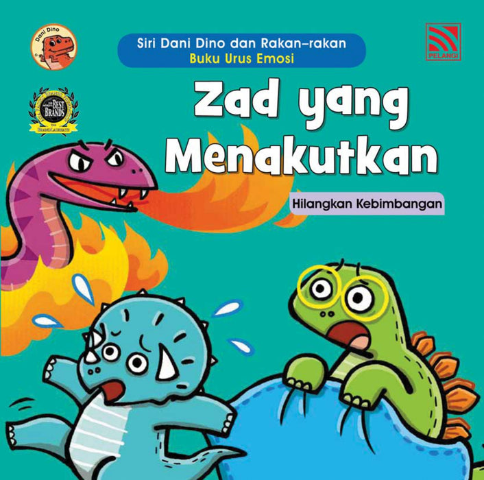 Set 2 Siri Dani Dino dan Rakan-rakan Buku Urus Emosi