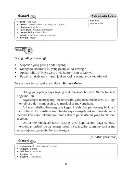 Cambridge IGCSE™ Malay as a Foreign Language Essay Writing Paper 4