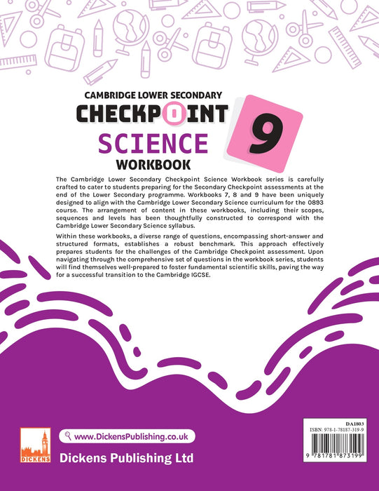 Cambridge Lower Secondary Checkpoint Science Workbook 9