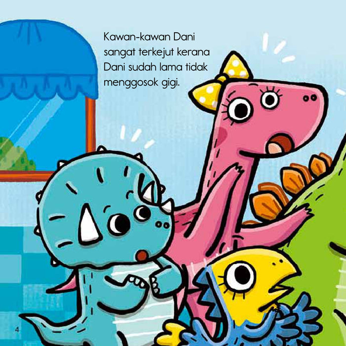 Set 1 Siri Dani Dino dan Rakan-rakan Buku Tabiat Baik