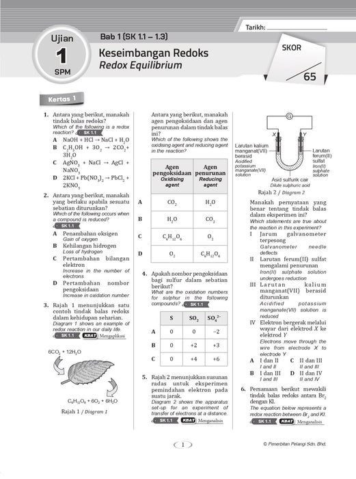 Get Ready SPM 2022 Kimia Tingkatan 5
