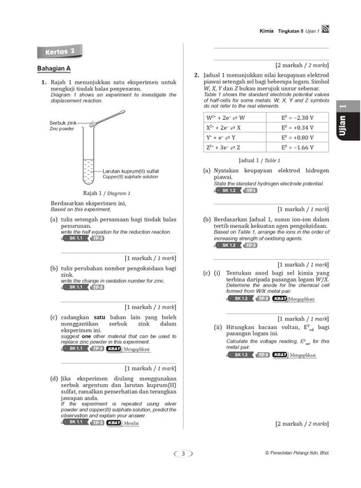 Get Ready SPM 2022 Kimia Tingkatan 5